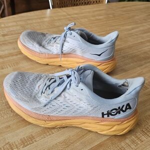 HOKA Women's Running Shoes - Blue and Orange